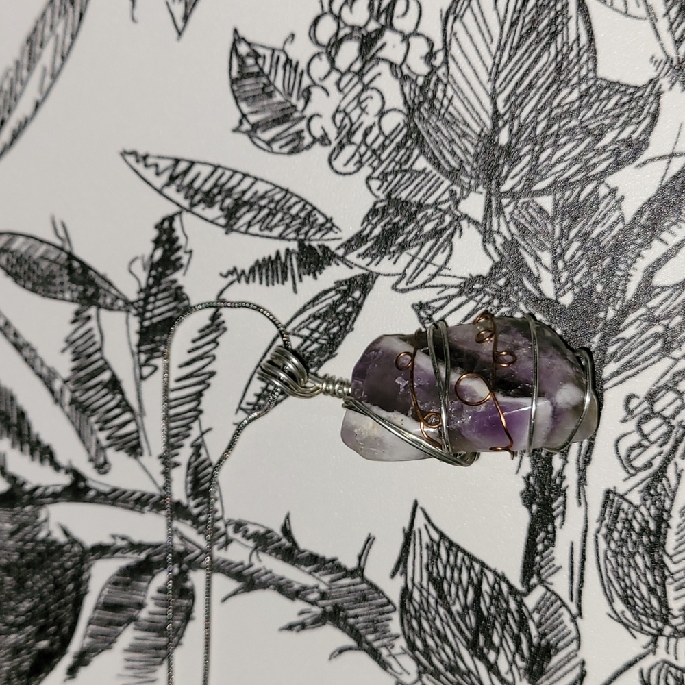 Amethyst Crystal Necklace
